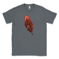 Charcoal Heather croton leaf Classic Tee - LillyAllenDesigns