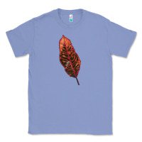 Colony Blue croton leaf Classic Tee - LillyAllenDesigns
