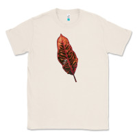 Natural croton leaf Classic Tee - LillyAllenDesigns