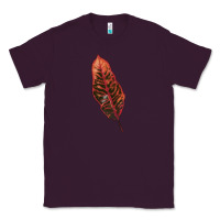 Plum croton leaf Classic Tee - LillyAllenDesigns