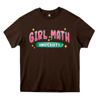 Girl Math University Heavy Core Tee | Teevron