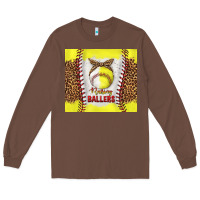 Chestnut raising ballers with baseball and softball leopard tumbler tbs Long Sleeve Tee - TumblerDesignByShophia