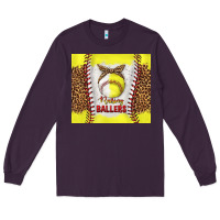 Raising Ballers With Baseball And Softball Leopard Tumbler Tbs Long Sleeve Tee | Teevron