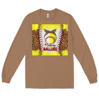 Toasted Coconut raising ballers with baseball and softball leopard tumbler tbs Long Sleeve Tee - TumblerDesignByShophia