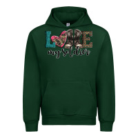 Forest Green armed forces day love my soldier Urban Hoodie - Artiststas