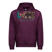 Mauve Wine armed forces day love my soldier Urban Hoodie - Artiststas