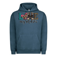 Pigment Midnight Navy armed forces day love my soldier Urban Hoodie - Artiststas