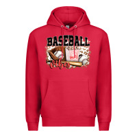 Cardinal baseball vibes Premium Hoodie - FaDigitalArtStudio