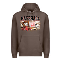 Coffee baseball vibes Premium Hoodie - FaDigitalArtStudio
