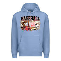 Colony Blue baseball vibes Premium Hoodie - FaDigitalArtStudio