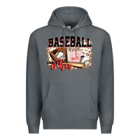 Rock baseball vibes Premium Hoodie - FaDigitalArtStudio