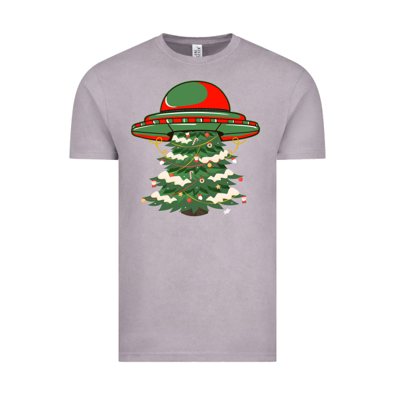 Ufo Christmas Pine Tree Vintage Tee by Bettercallsaul | Teevron