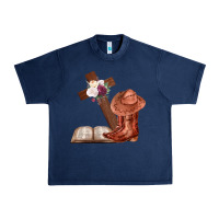Navy Boots with Bible and cross Urban Heavy Tee - Bettercallsaul