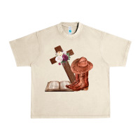 Sandshell Boots with Bible and cross Urban Heavy Tee - Bettercallsaul