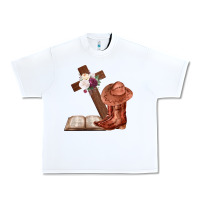 White Boots with Bible and cross Urban Heavy Tee - Bettercallsaul