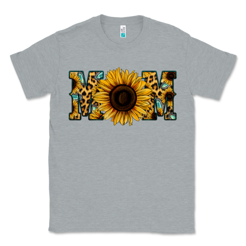 Leopard Sunflower Gemstone Mom Classic Tee by Bettercallsaul | Teevron