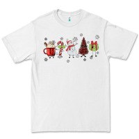 White Cartoon Christmas Characters Premium Tee - MaliasSmallBusiness