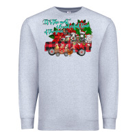 Heather Grey It's the Most Wonderful Of The Premium Sweatshirt - CowhideDigitalArt