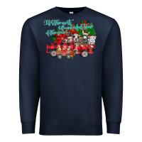 Navy It's the Most Wonderful Of The Premium Sweatshirt - CowhideDigitalArt