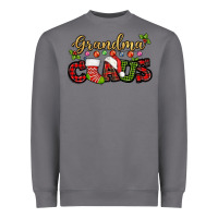 Storm Grandma claus with christmas gift sock mother's Heavyweight Sweatshirt - HowdyJamesFarm