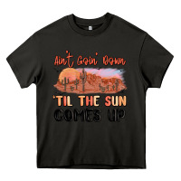 Asphalt ain't goin' down 'til the sun comes up Heavy Core Tee - MaliasSmallBusiness