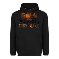 Black Fall Family Football Heavyweight Hoodie - LillyAllenDesigns