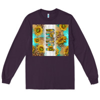 Plum western mother's day mimi with turquoise and sunflowers and leopard tu Long Sleeve Tee - TumblerDesignByShophia