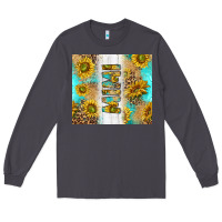 Western Mother's Day Mimi With Turquoise And Sunflowers And Leopard Tu Long Sleeve Tee | Teevron