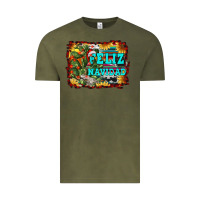 Vintage Olive feliz navidad Vintage Tee - RanaPortraitStore