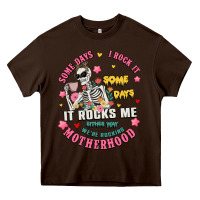 Chocolate Brown funny motherhood Heavy Core Tee - JahusDesignShop