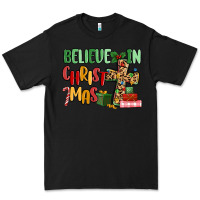 Black believe in christmas Premium Tee - MaliasSmallBusiness