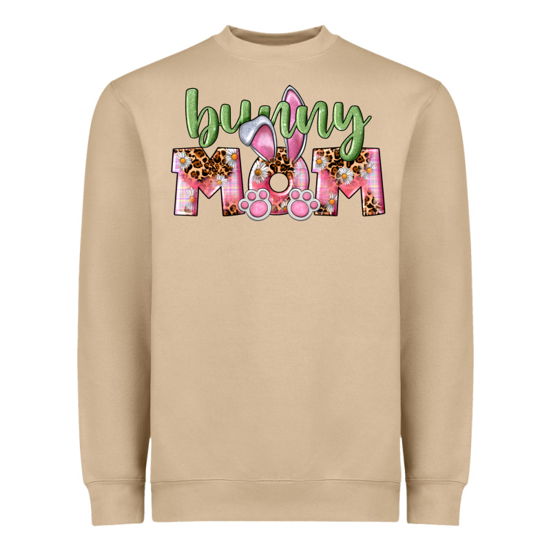Happy Easter Bunny Mom Heavyweight Sweatshirt by CowGirlArtShop | Teevron