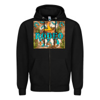 Black Western Rodeo Dad Tumbler Zipper Hoodie - BundleAndBundleShop