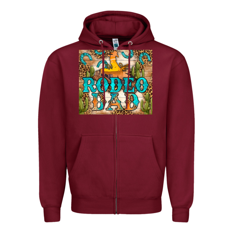 Western Rodeo Dad Tumbler Zipper Hoodie by BundleAndBundleShop | Teevron