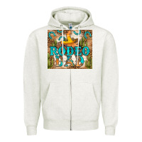Oatmeal Heather Western Rodeo Dad Tumbler Zipper Hoodie - BundleAndBundleShop