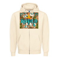 Sandshell Western Rodeo Dad Tumbler Zipper Hoodie - BundleAndBundleShop