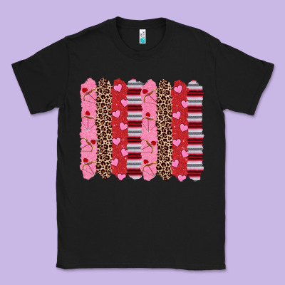 Valentine's Day Brushstrokes Classic Tee Designed By Ranaportraitstore