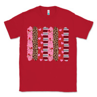 Red valentine's day brushstrokes Classic Tee - RanaPortraitStore