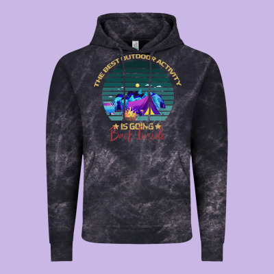 Camping The Best Outdoor Activity Is Going Back Inside Vintage Hoodie Designed By Bettercallsaul
