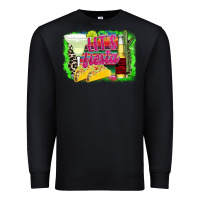 Black Lets Fiesta Premium Sweatshirt - CowhideDigitalArt
