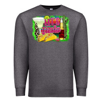 Charcoal Heather Lets Fiesta Premium Sweatshirt - CowhideDigitalArt
