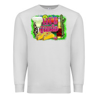 Dove Grey Lets Fiesta Premium Sweatshirt - CowhideDigitalArt