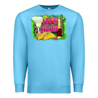 Ocean Blue Lets Fiesta Premium Sweatshirt - CowhideDigitalArt