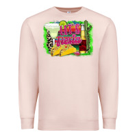 Pale Pink Lets Fiesta Premium Sweatshirt - CowhideDigitalArt