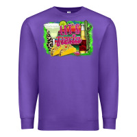 Purple Lets Fiesta Premium Sweatshirt - CowhideDigitalArt