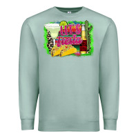 Seafoam Lets Fiesta Premium Sweatshirt - CowhideDigitalArt