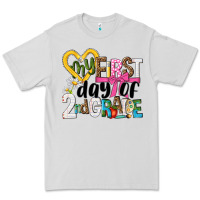 Dove Grey my first day of 2nd grade Premium Tee - NancyCooperArtShop