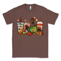 Chestnut Christmas coffee cups with Labrador Classic Tee - RanaPortraitStore