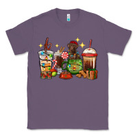 Lavender Christmas coffee cups with Labrador Classic Tee - RanaPortraitStore