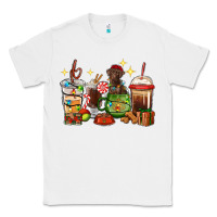 White Christmas coffee cups with Labrador Classic Tee - RanaPortraitStore